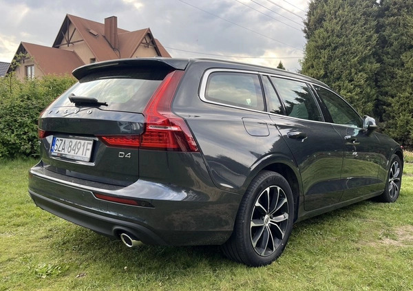 Volvo V60 cena 78900 przebieg: 164000, rok produkcji 2018 z Zawiercie małe 407